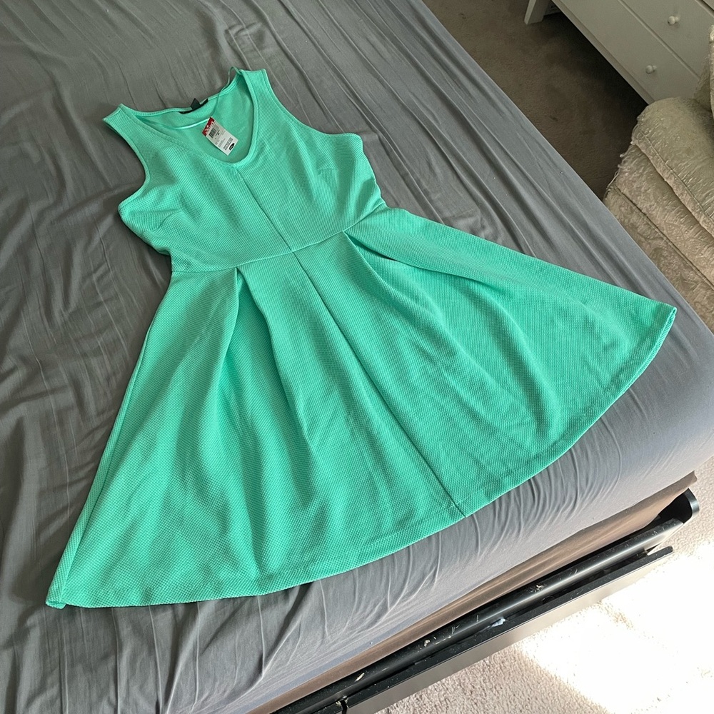 NWT teal skater dress